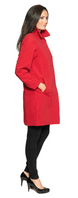 Womens Red Showerproof Rain Coat db696